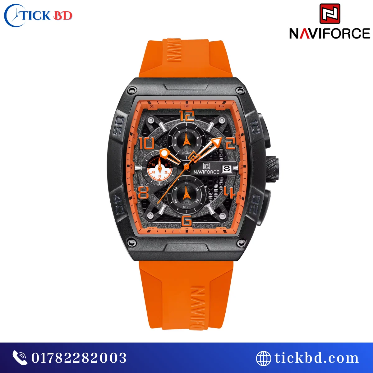 NAVIFORCE NF8052 Sports Chronograph Watch – Price in Bangladesh