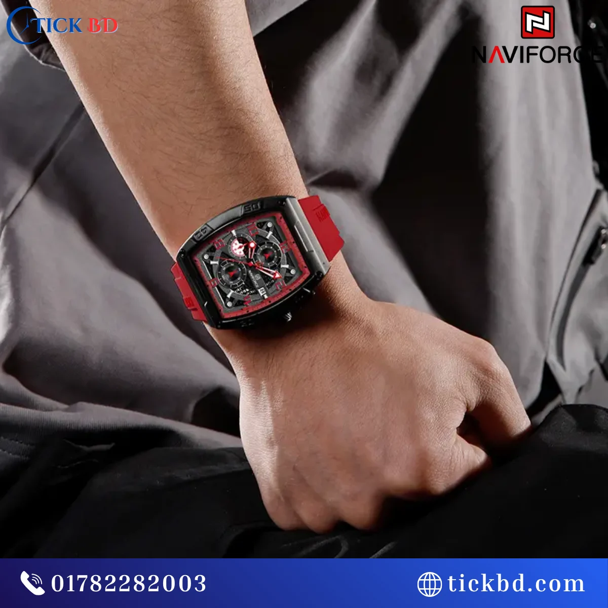 NAVIFORCE NF8052 Sports Chronograph Watch – Price in Bangladesh