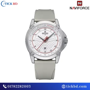 NAVIFORCE NF8031 Sporty Quartz Watch Racing Dial Silicone Strap