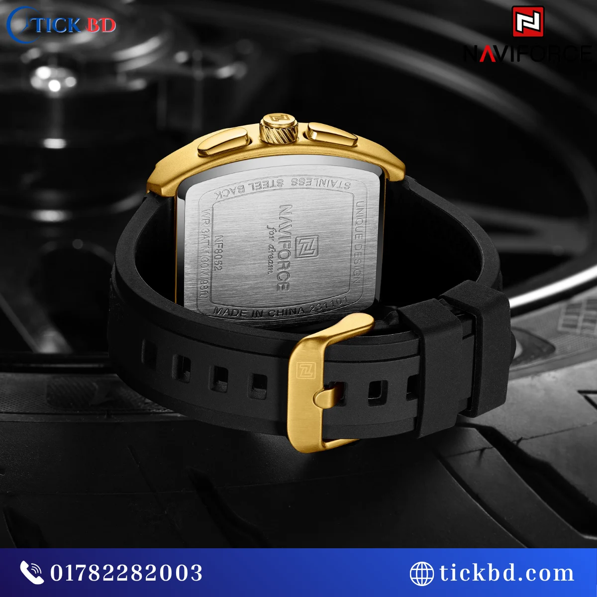 NAVIFORCE NF8052 Sports Chronograph Watch – Price in Bangladesh