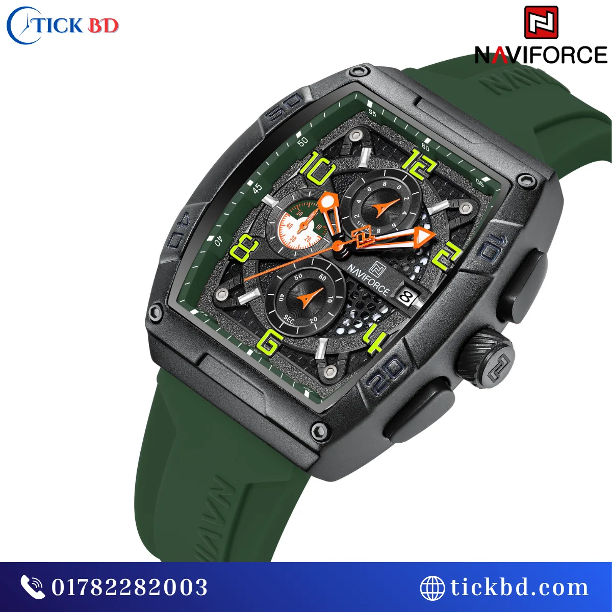NAVIFORCE NF8052 Sports Chronograph Watch – Price in Bangladesh