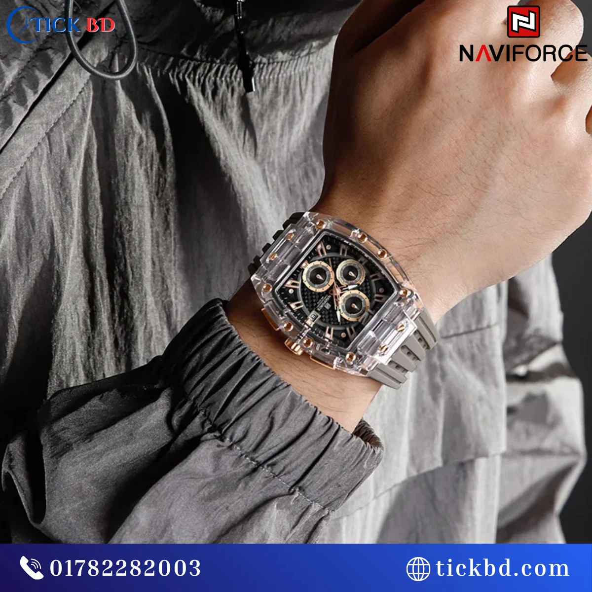 NAVIFORCE NF7105 Sports Chronograph Watch Best Prcie in Bangladesh