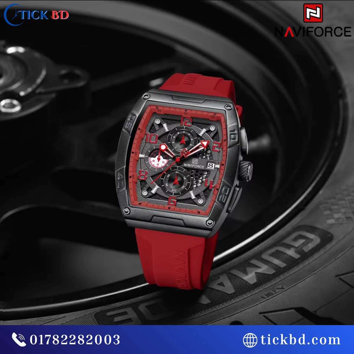 NAVIFORCE NF8052 Sports Chronograph Watch – Price in Bangladesh