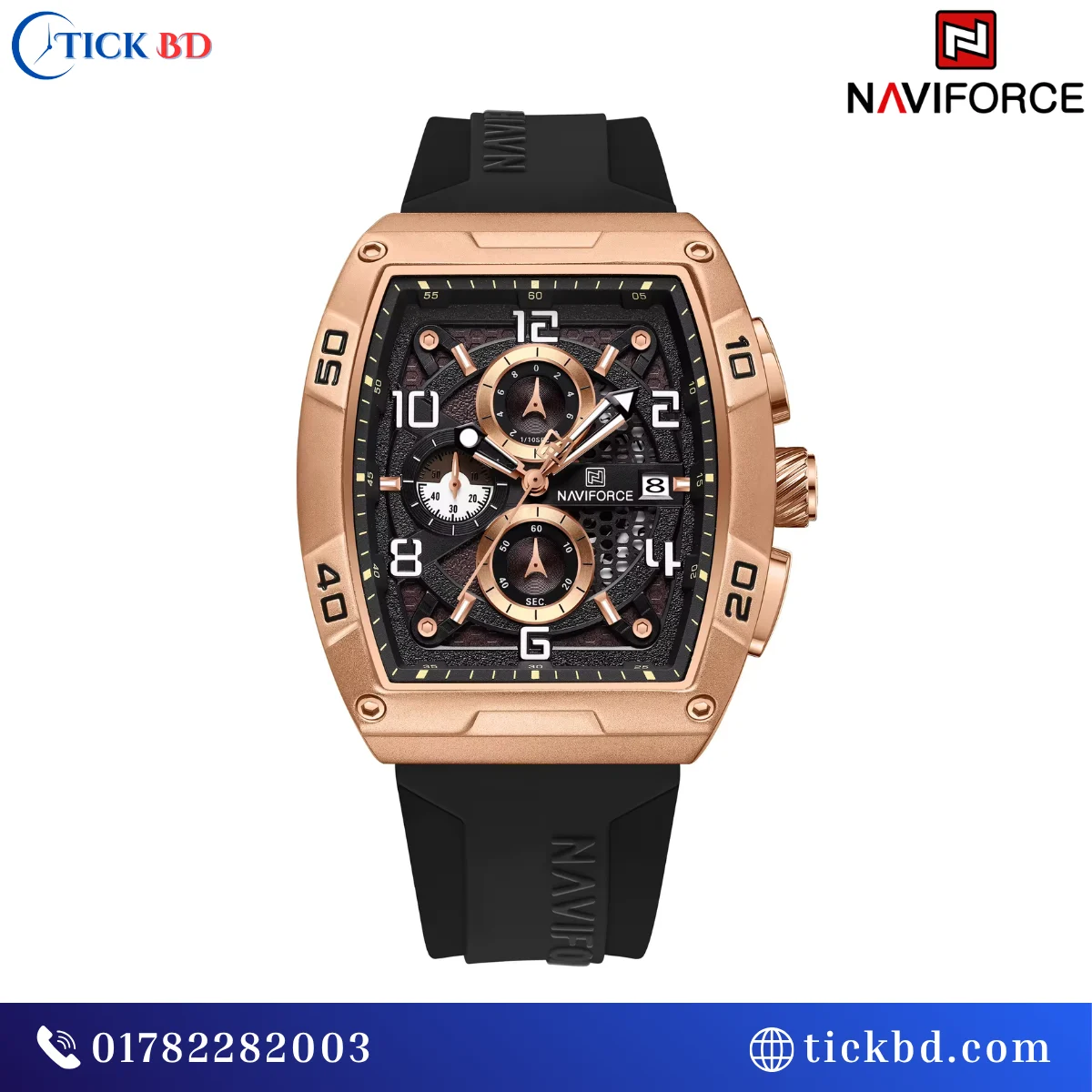 NAVIFORCE NF8052 Sports Chronograph Watch – Price in Bangladesh